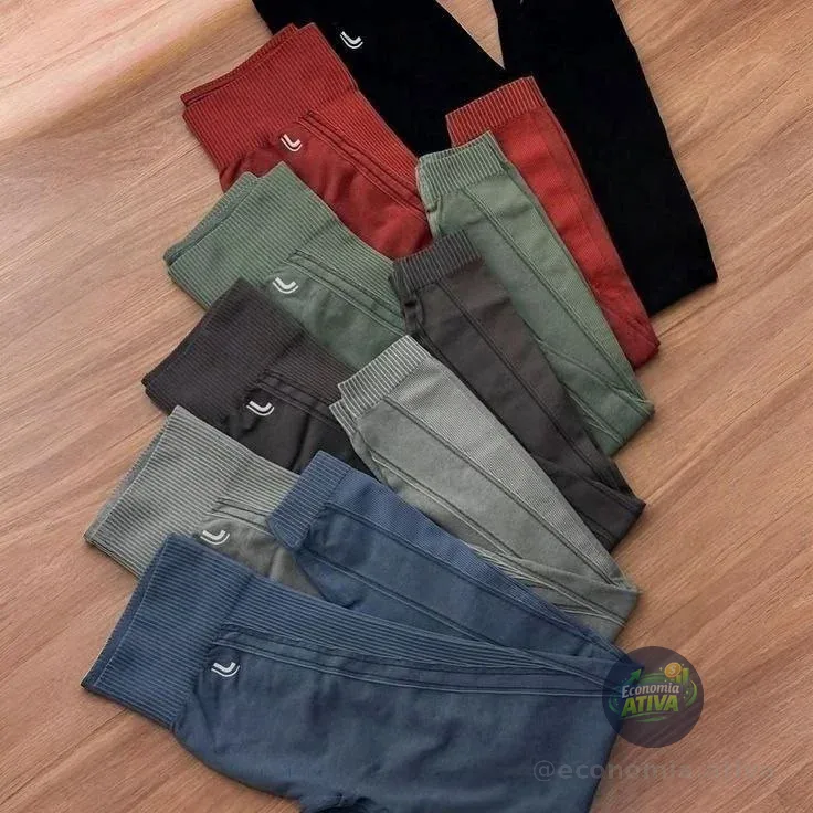 Calça Legging Max Lupo Sem Costura Fitness Sustentação