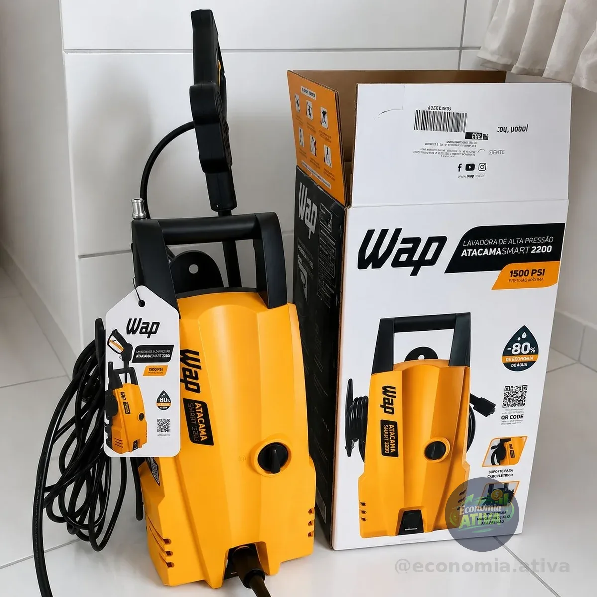 Desobstruidora De Alta Pressão Wap 1400w 1500psi 60hz