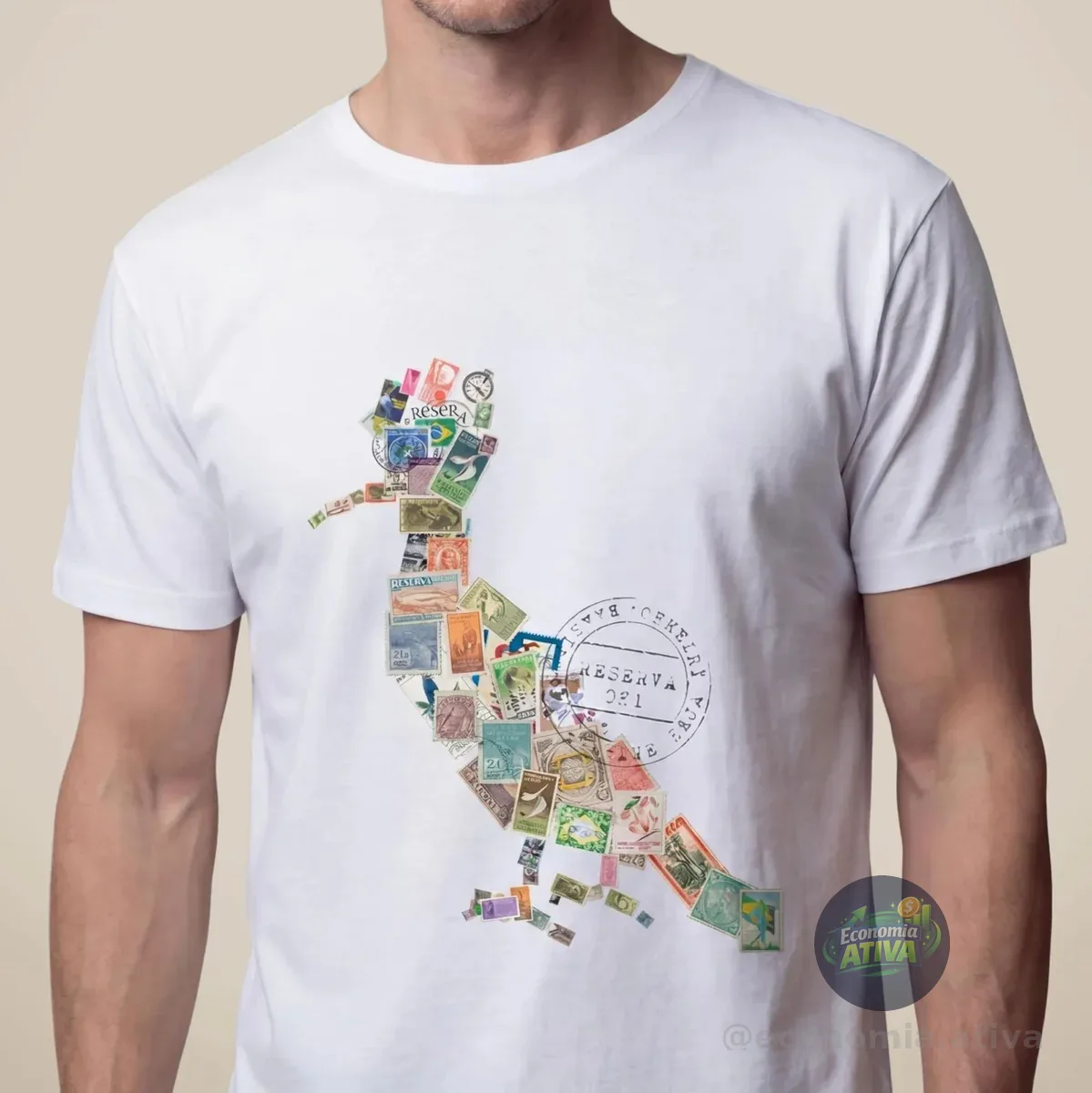 Camiseta Algodão Pica Pau Selo Reserva