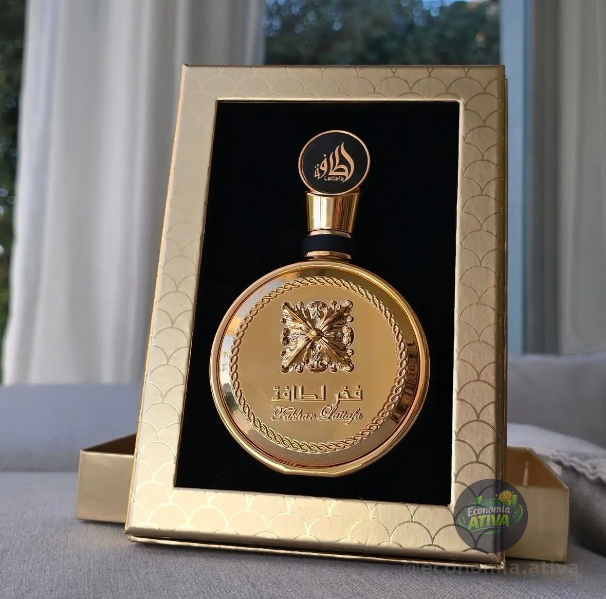 Perfume Árabe Lattafa Fakhar Gold Extrait Eau De Parfum 100m