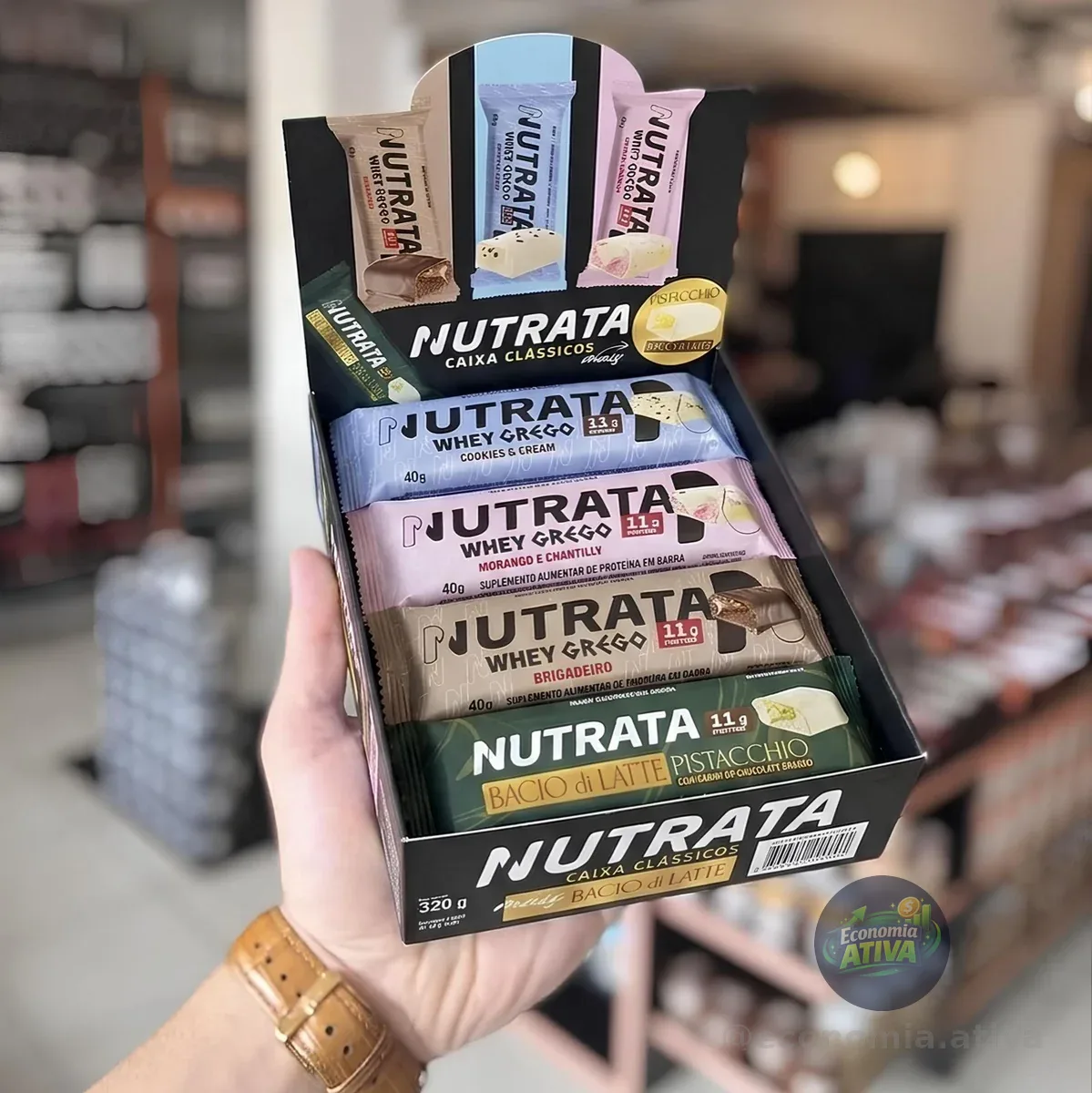 Barra Proteica Nutrata Caixa Mista 8un 320g