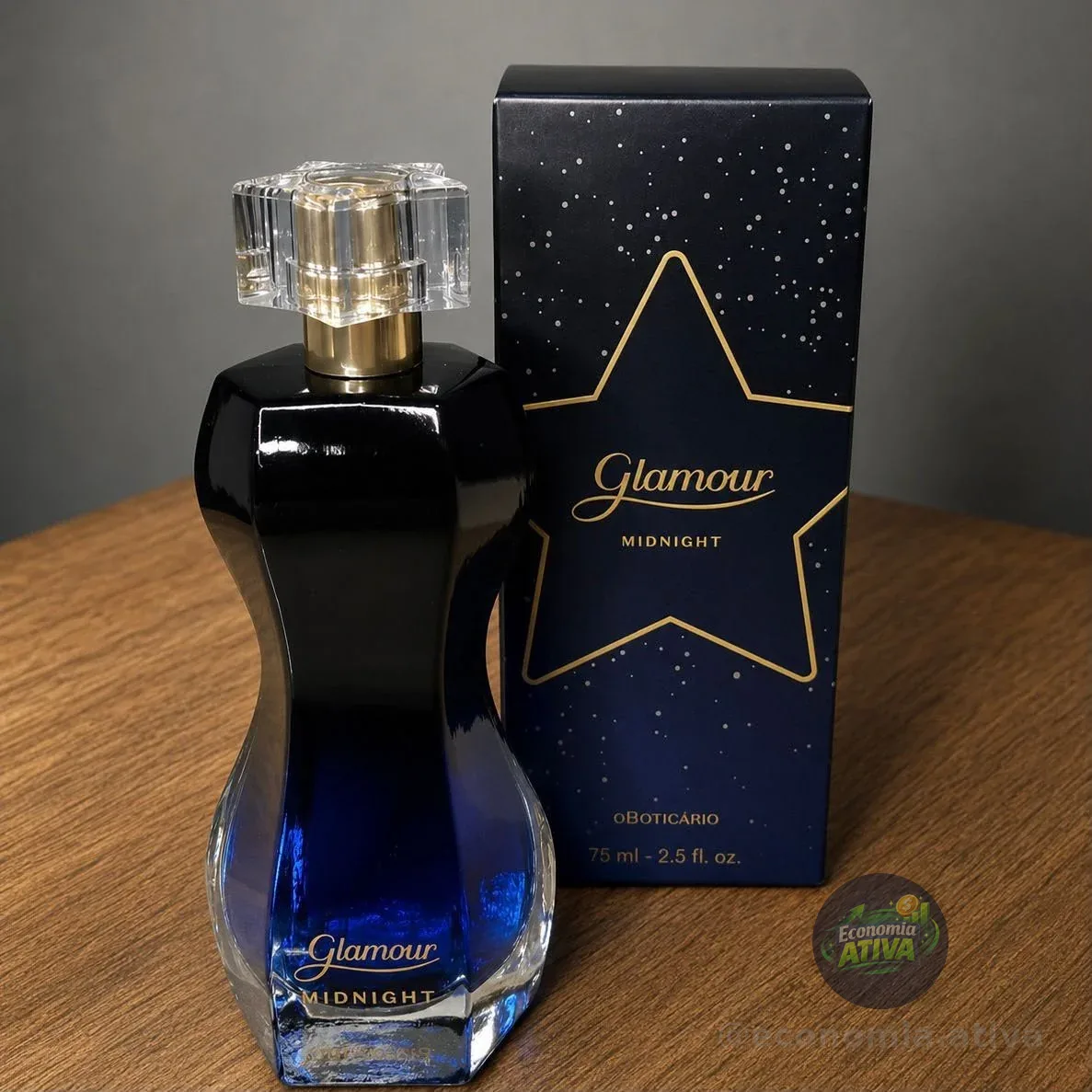 Glamour Midnight Deo Colônia Feminino 75ml Boticário