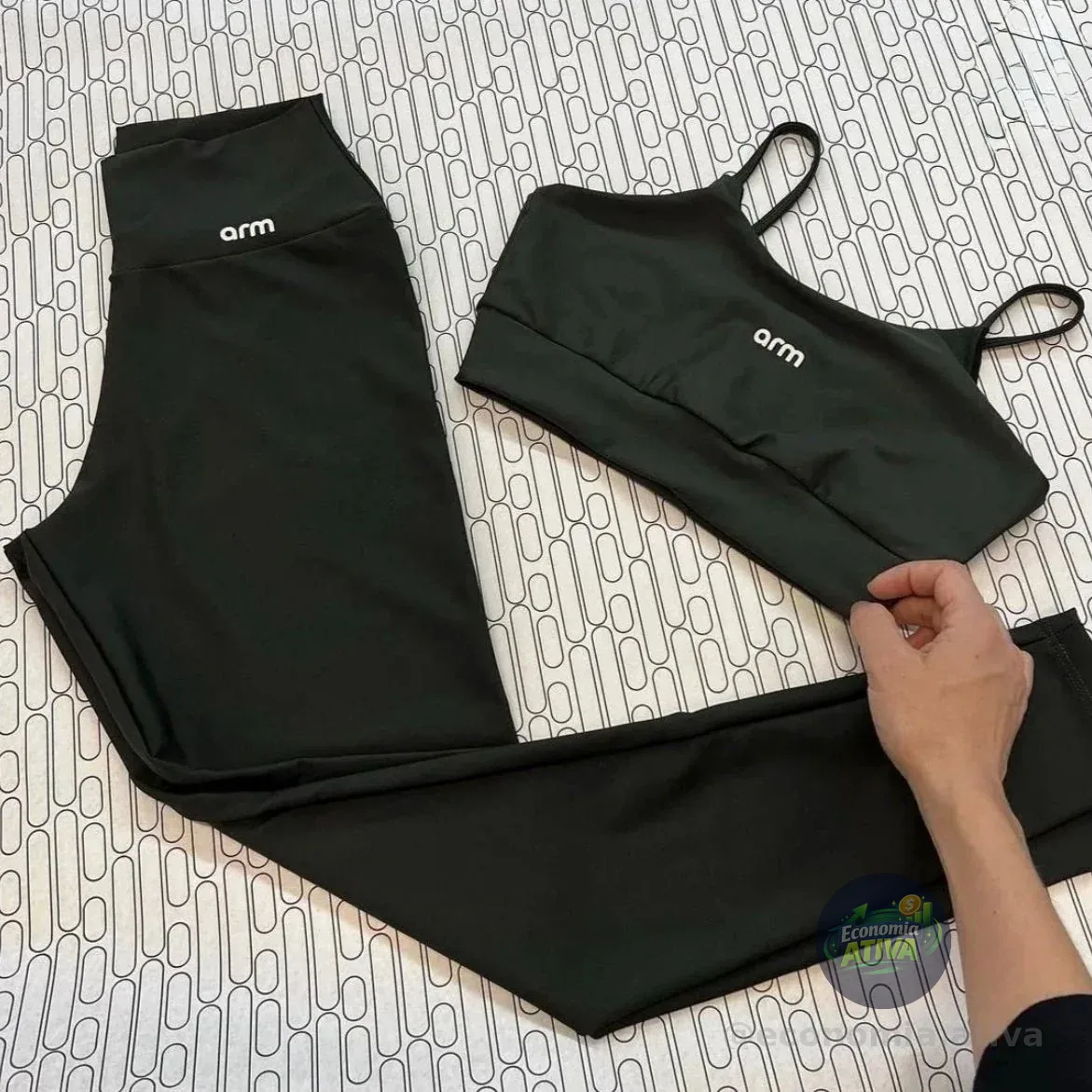Conjunto Fitness Top E Legging - Arm