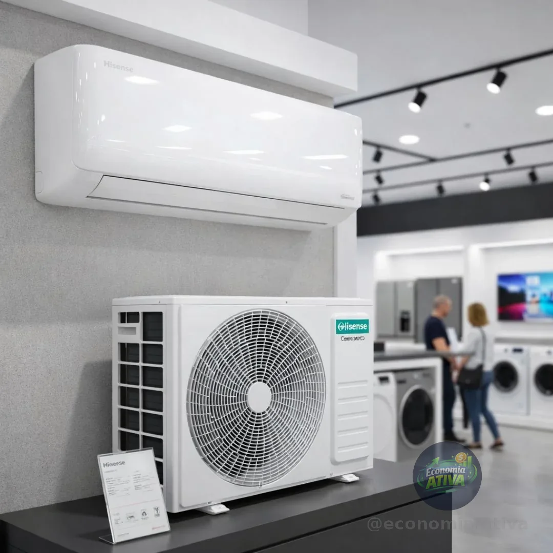 Ar Condicionado Split Hi Wall Inverter Hisense 12000Btus Quente/Frio 220v