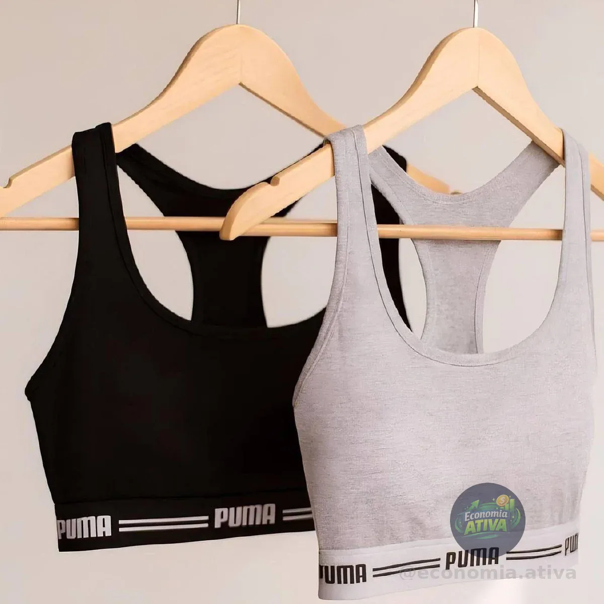 Kit 2 Tops Puma Alta Sustentação