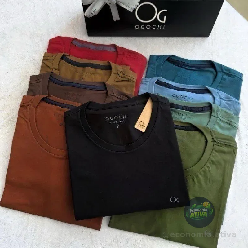 Camiseta Básica Slim Ogochi