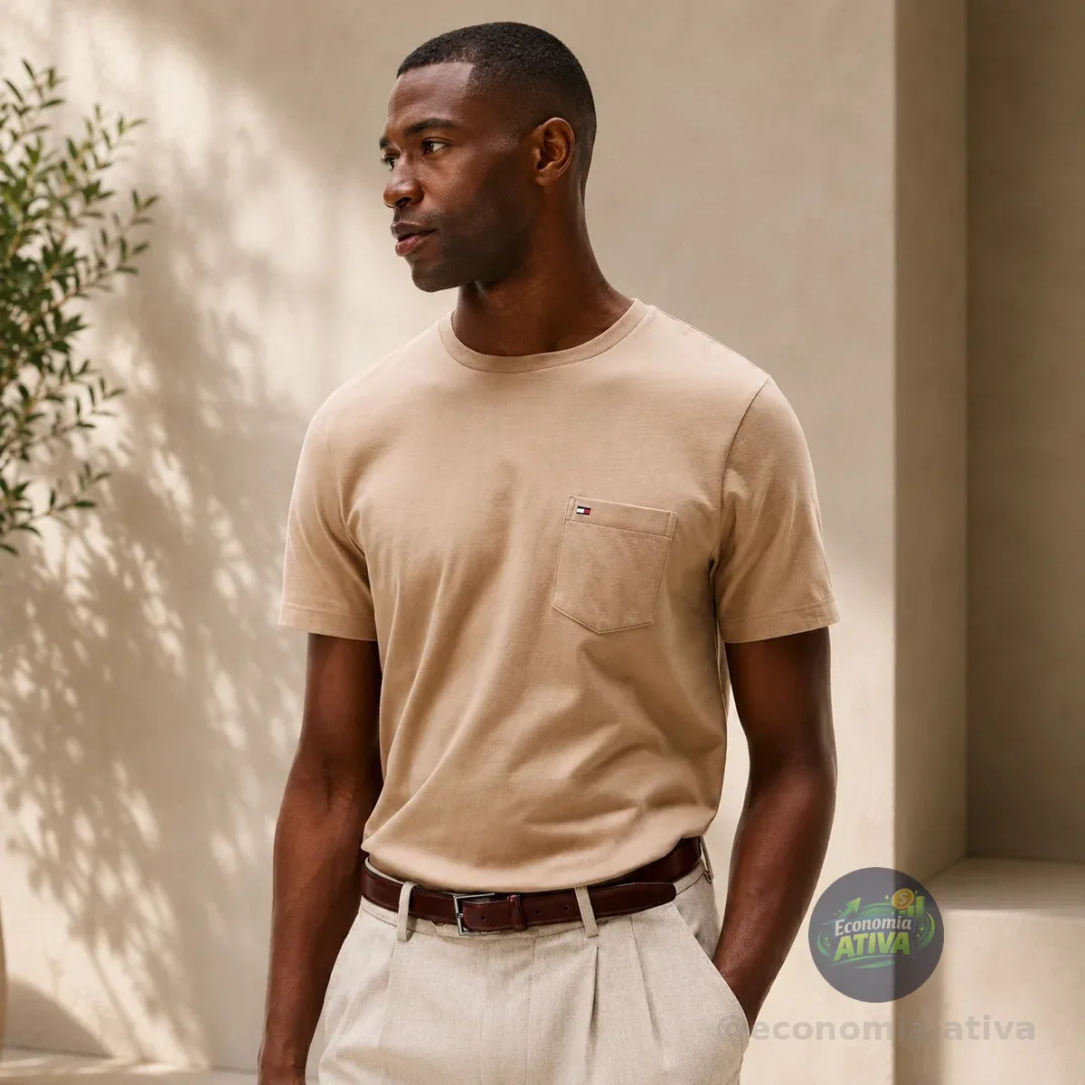 Camisa Tommy Hilfiger Essential Pocket