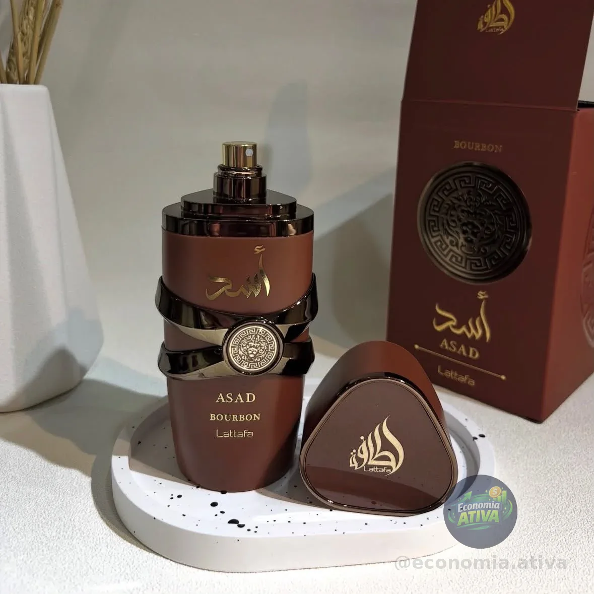 Perfume Árabe Asad Bourbon 100ml Lipx