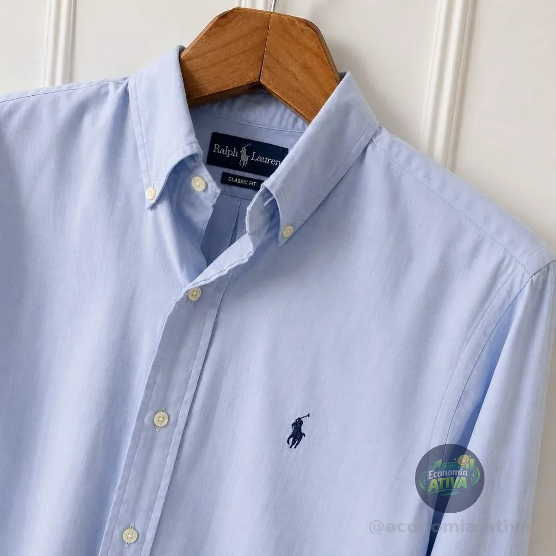Camisa Social Ralph Lauren Oxford