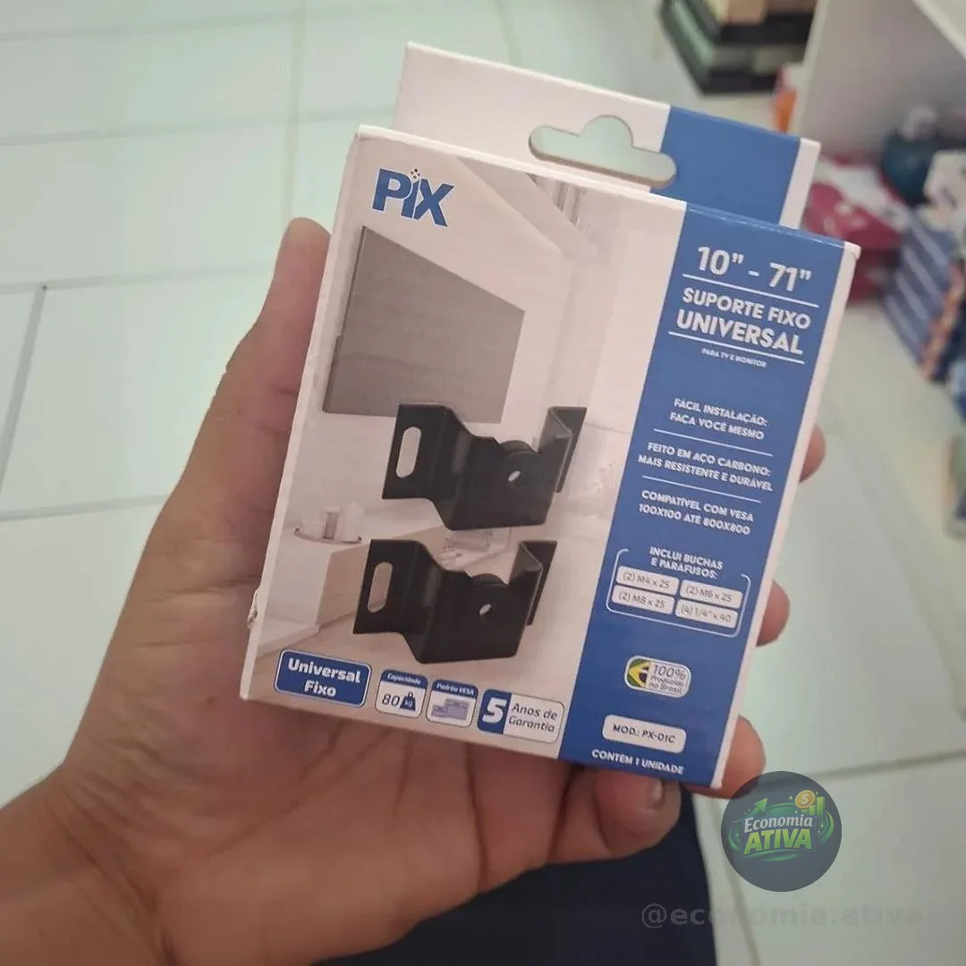 Suporte de TV Fixo Universal 10 a 100 Polegadas