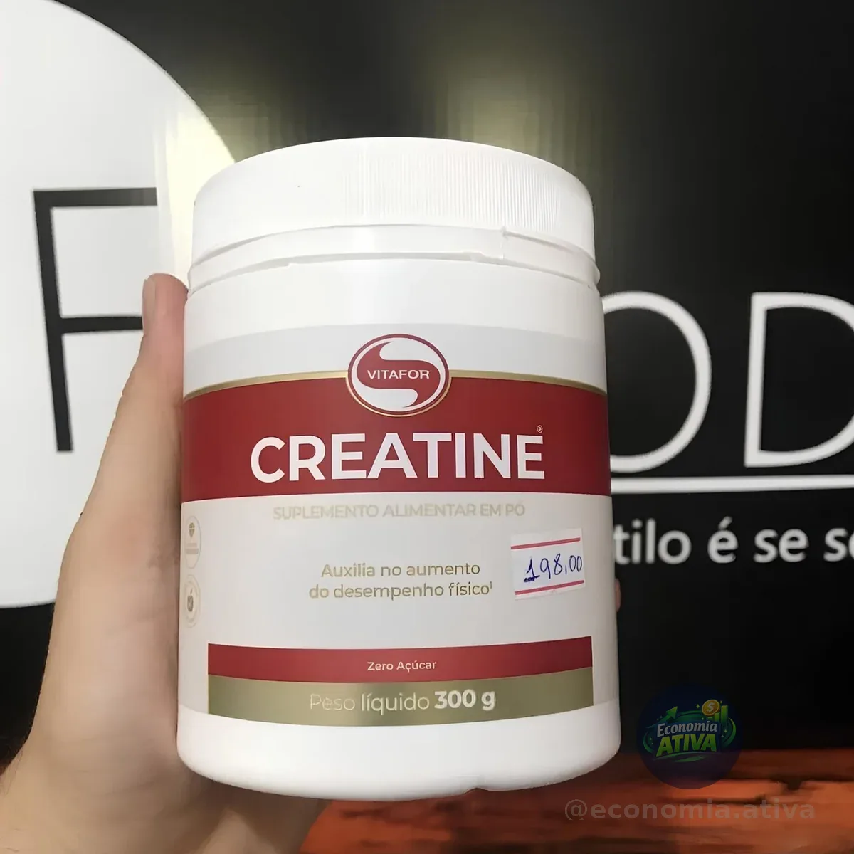 Creatina Monohidratada Vitafor 300g