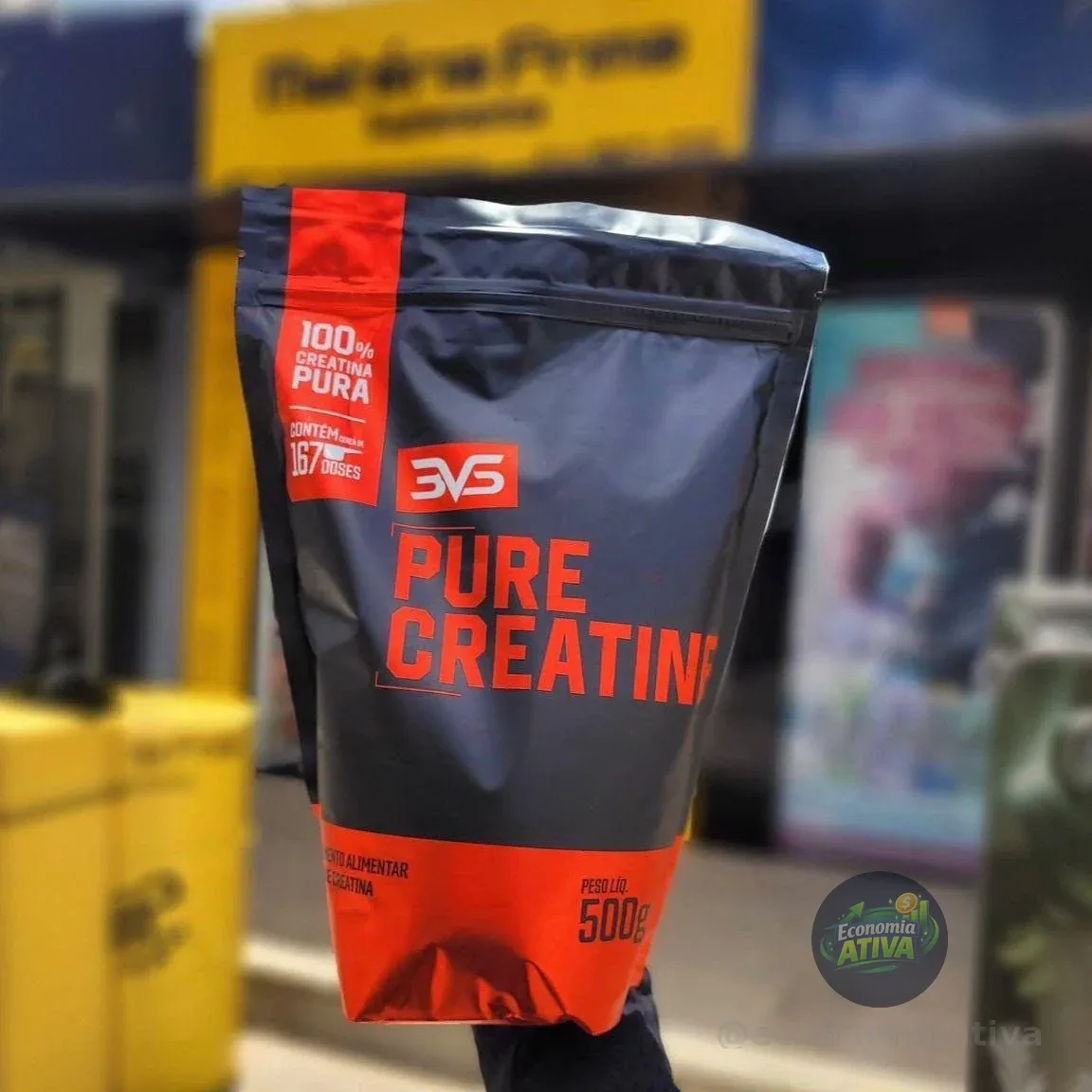 Creatina Monohidratada 500g - 3vs