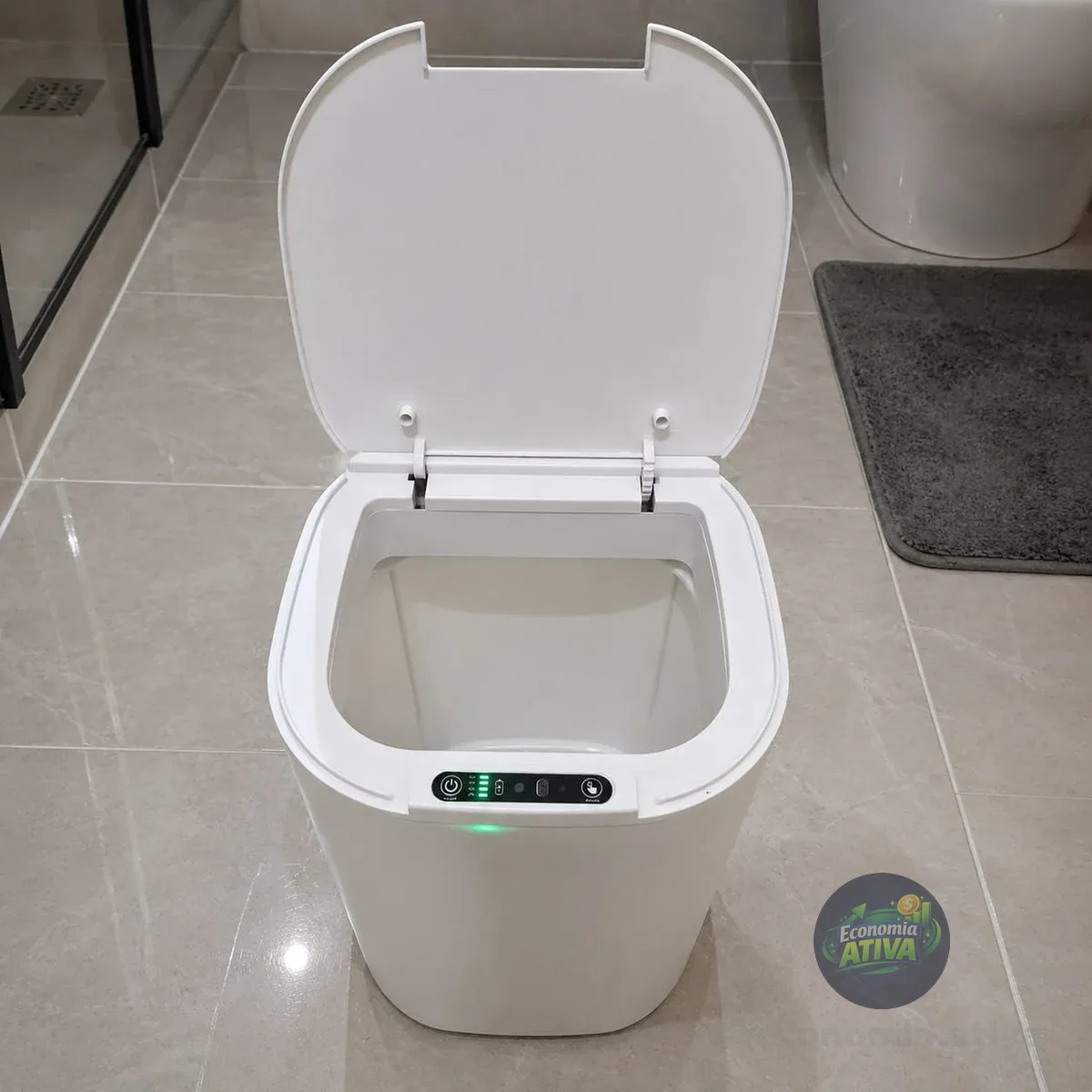 Lixeira Inteligente 16l Com Sensor Automático
