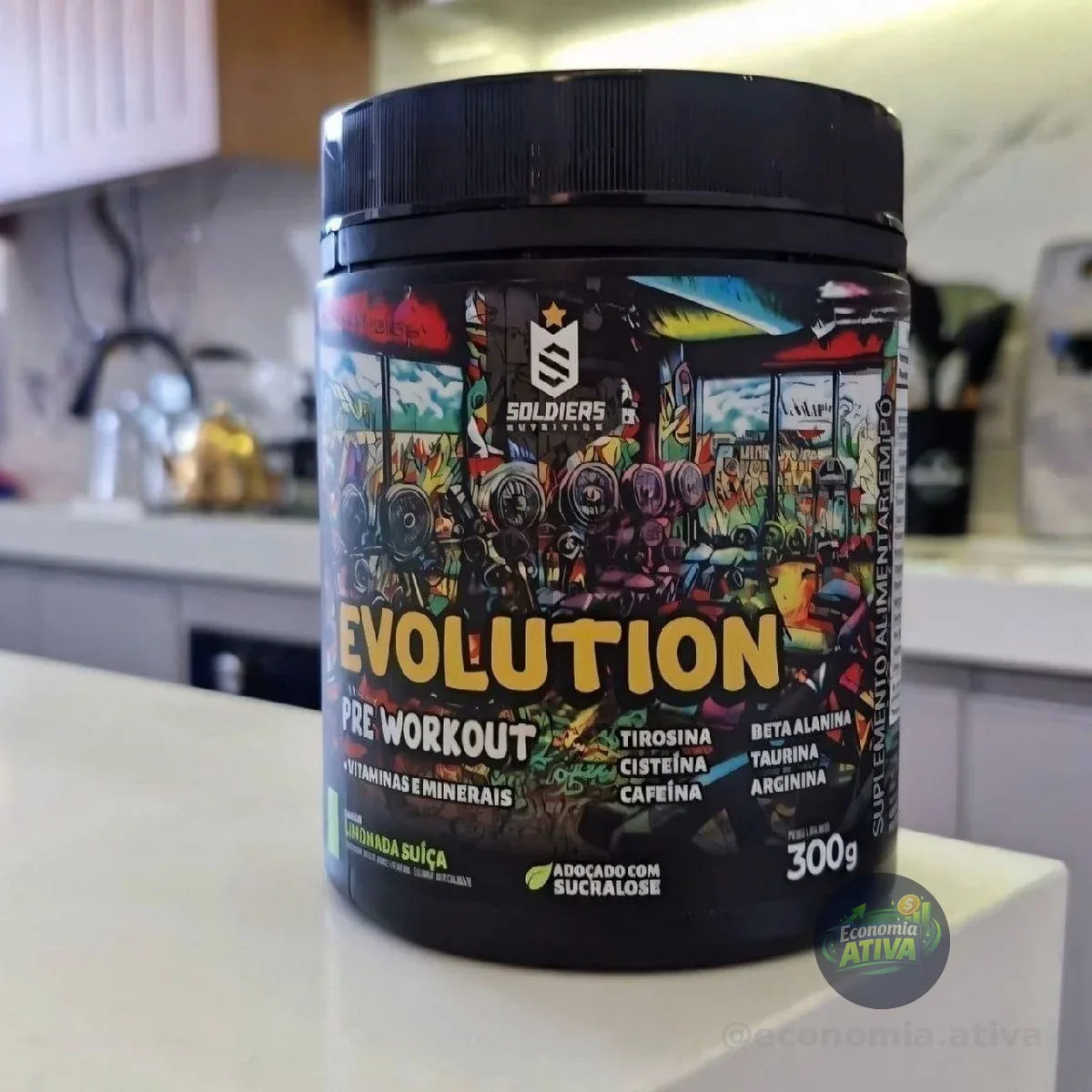 Pré-treino Evolution Workout 300g Termogênico Soldiers Nutrition