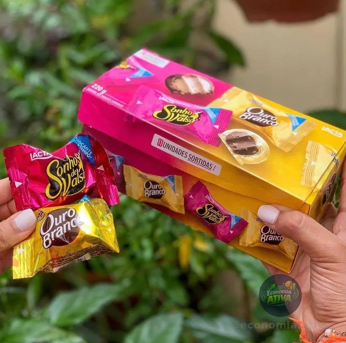 Caixa Sonho De Valsa E Ouro Branco Sortidos 220g