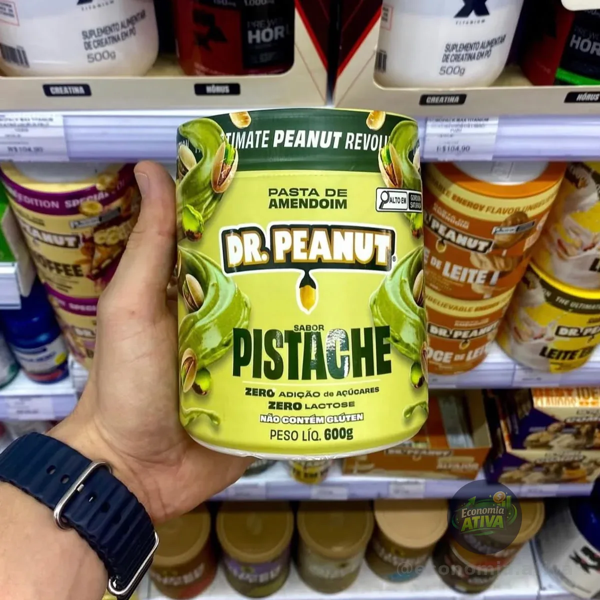 Pasta de Amendoim Dr Peanut Pistache 600g