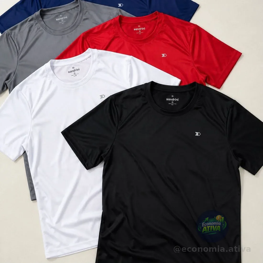 Kit 4 Camiseta Dry-fit Sandrini