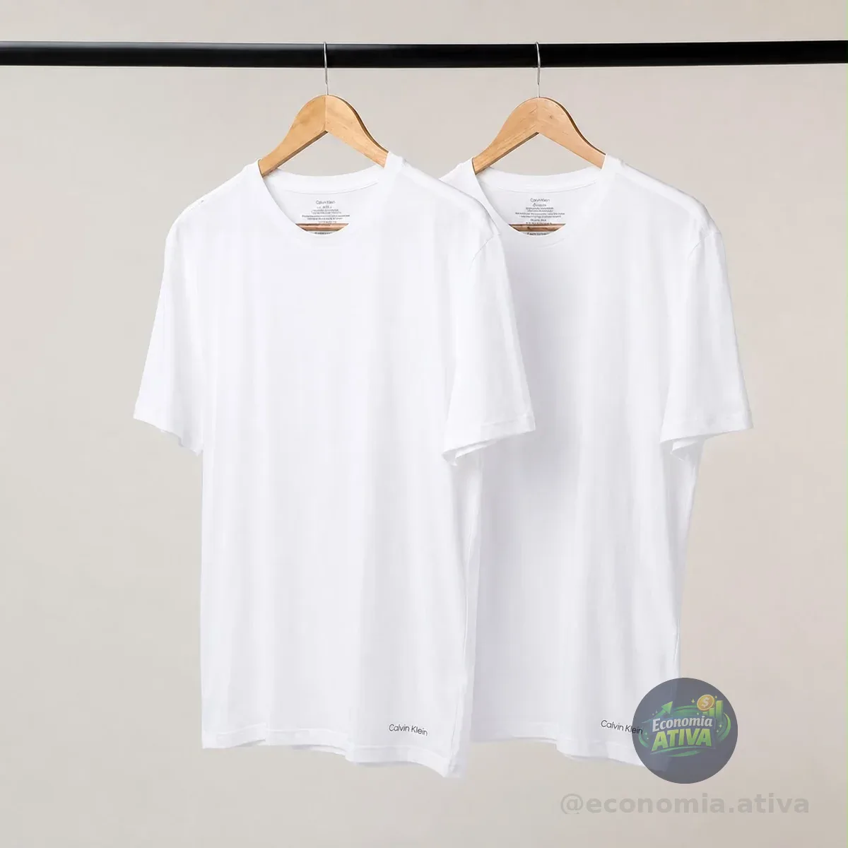 Kit 2 Camiseta Calvin Klein Casual