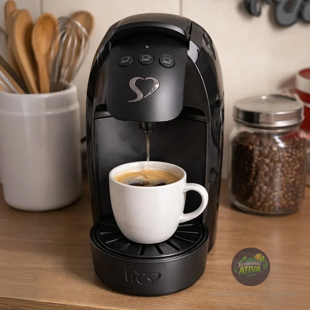 Cafeteira Espresso Lov Tres 3 Corações 127v