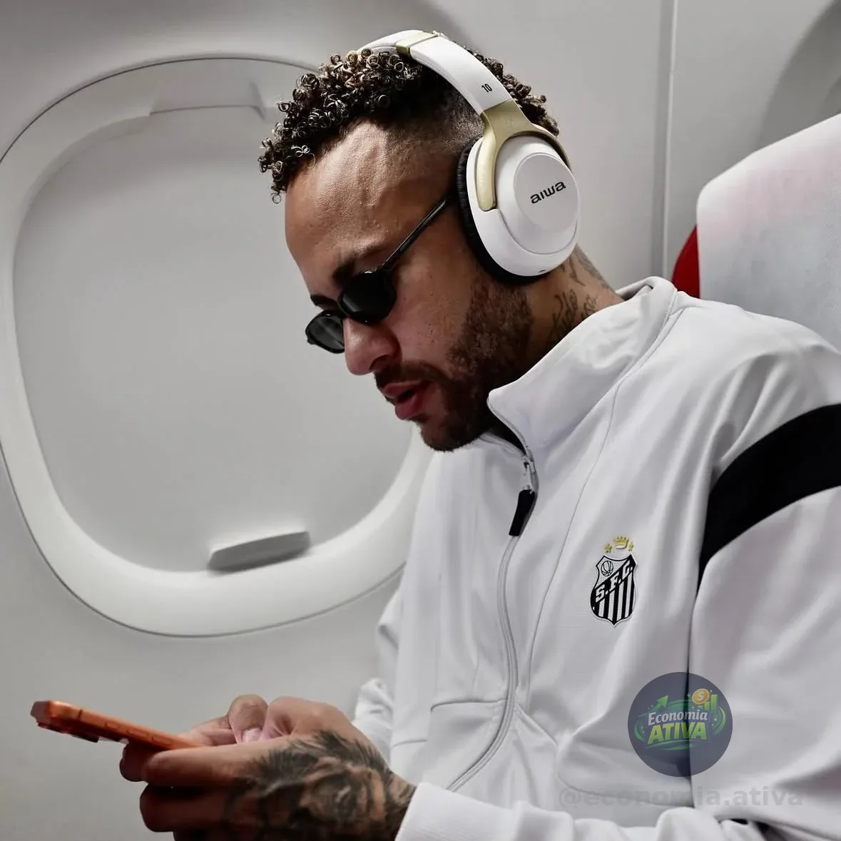 Fone De Ouvido Headphone Neymar Jr. Aiwa Edição Limitada
