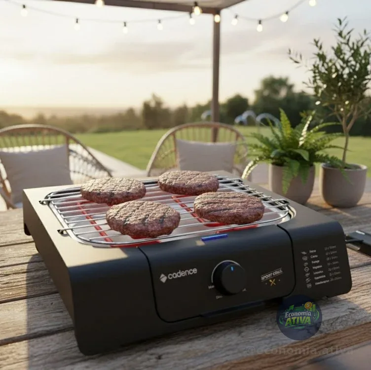 Churrasqueira Elétrica Cadence Grill 127V