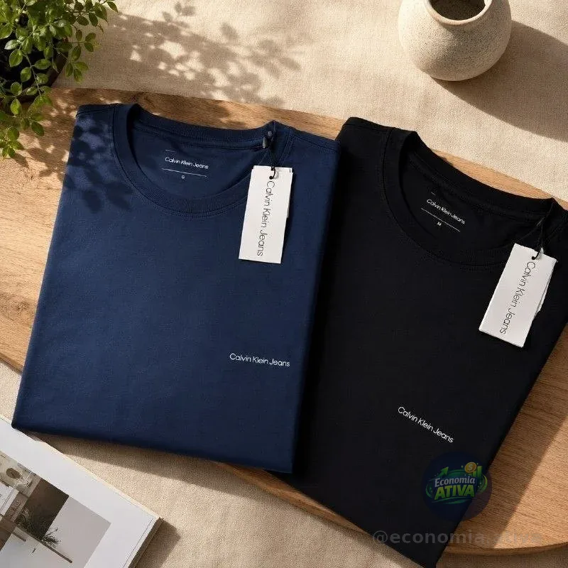 Kit 2 Camisetas Calvin Klein
