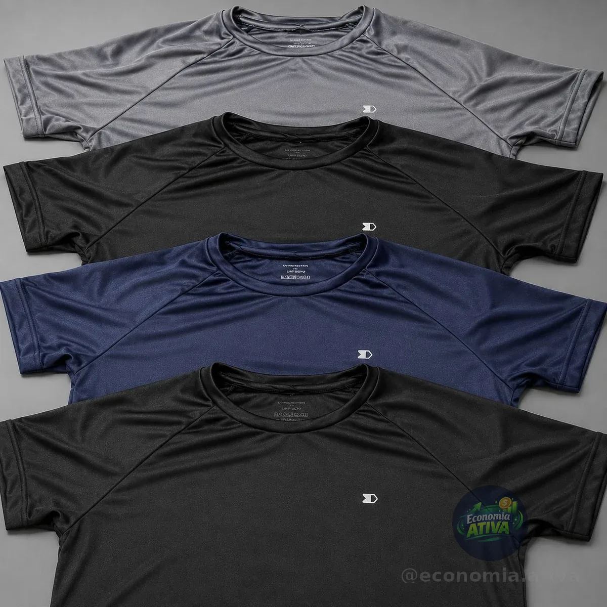 Kit 4 Camiseta Dry-fit Sandrini Academia