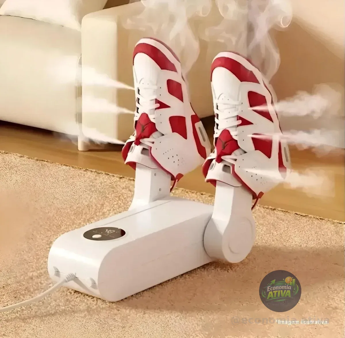 Secador De Calçados Elétrico Portátil Dobrável Pazie