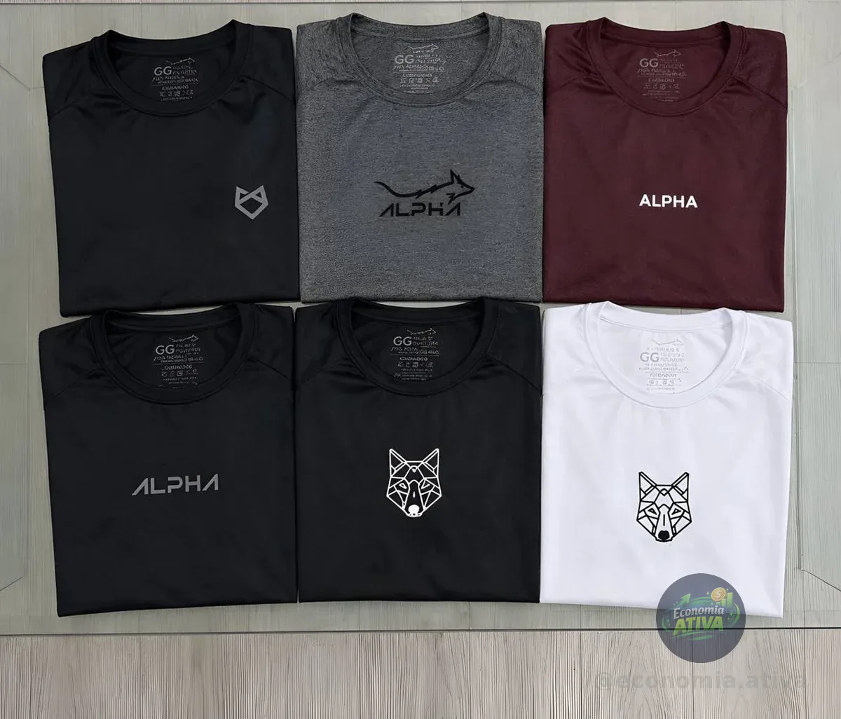 Kit 6 Camisetas Mais Procuradas Alpha