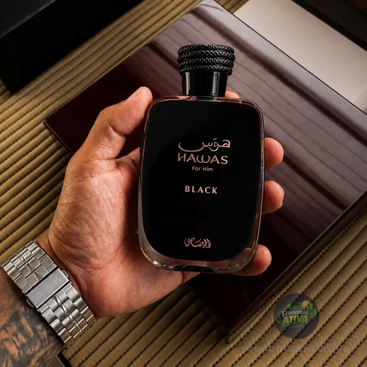 Perfume Rasasi Hawas Black 100ml