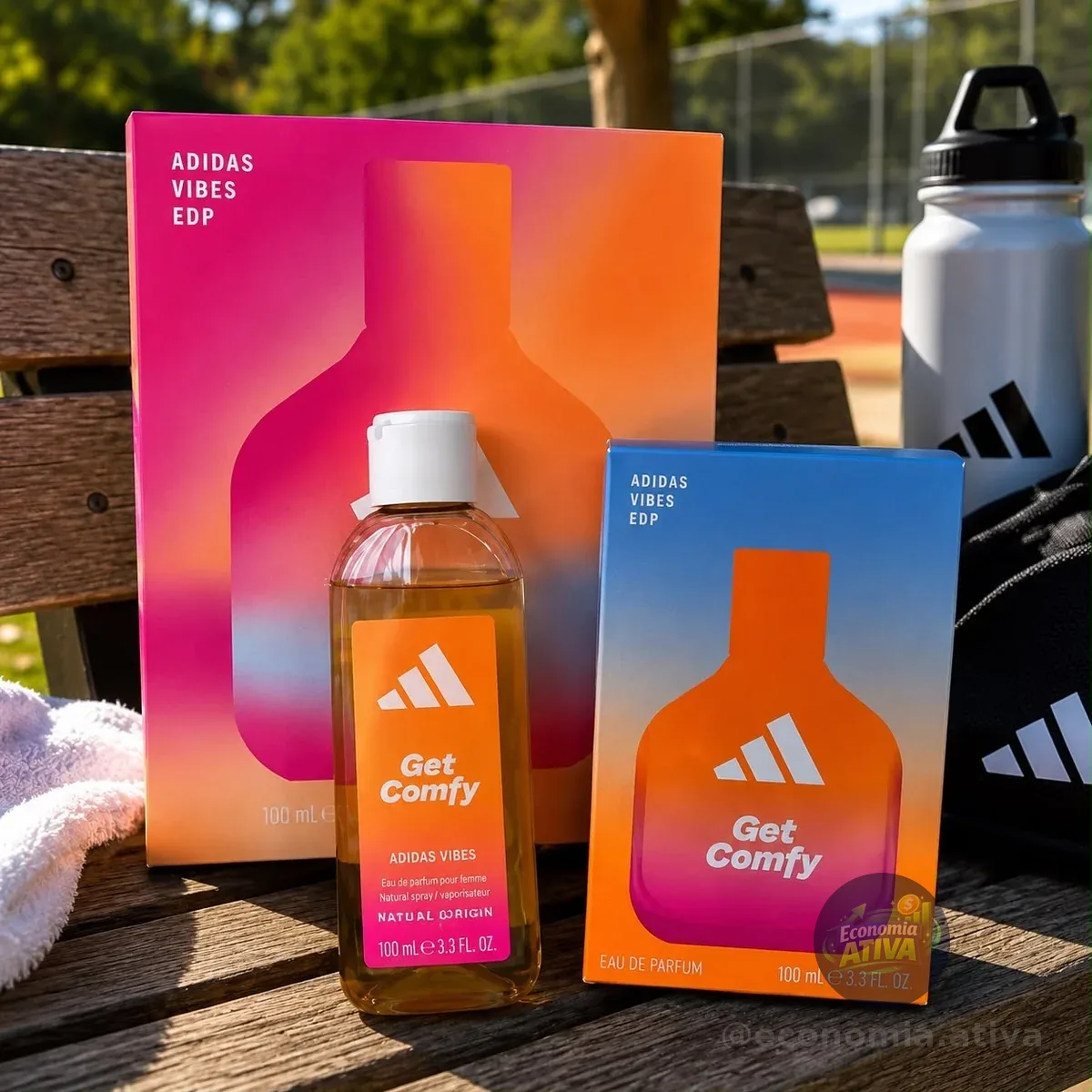 Kit Adidas Vibes Get Comfy Coffret Eau De Pafum Shower Gel