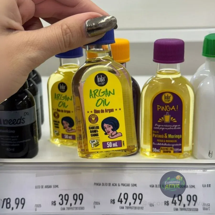 Argan Óleo Reparador 50ml Lola Cosmetics