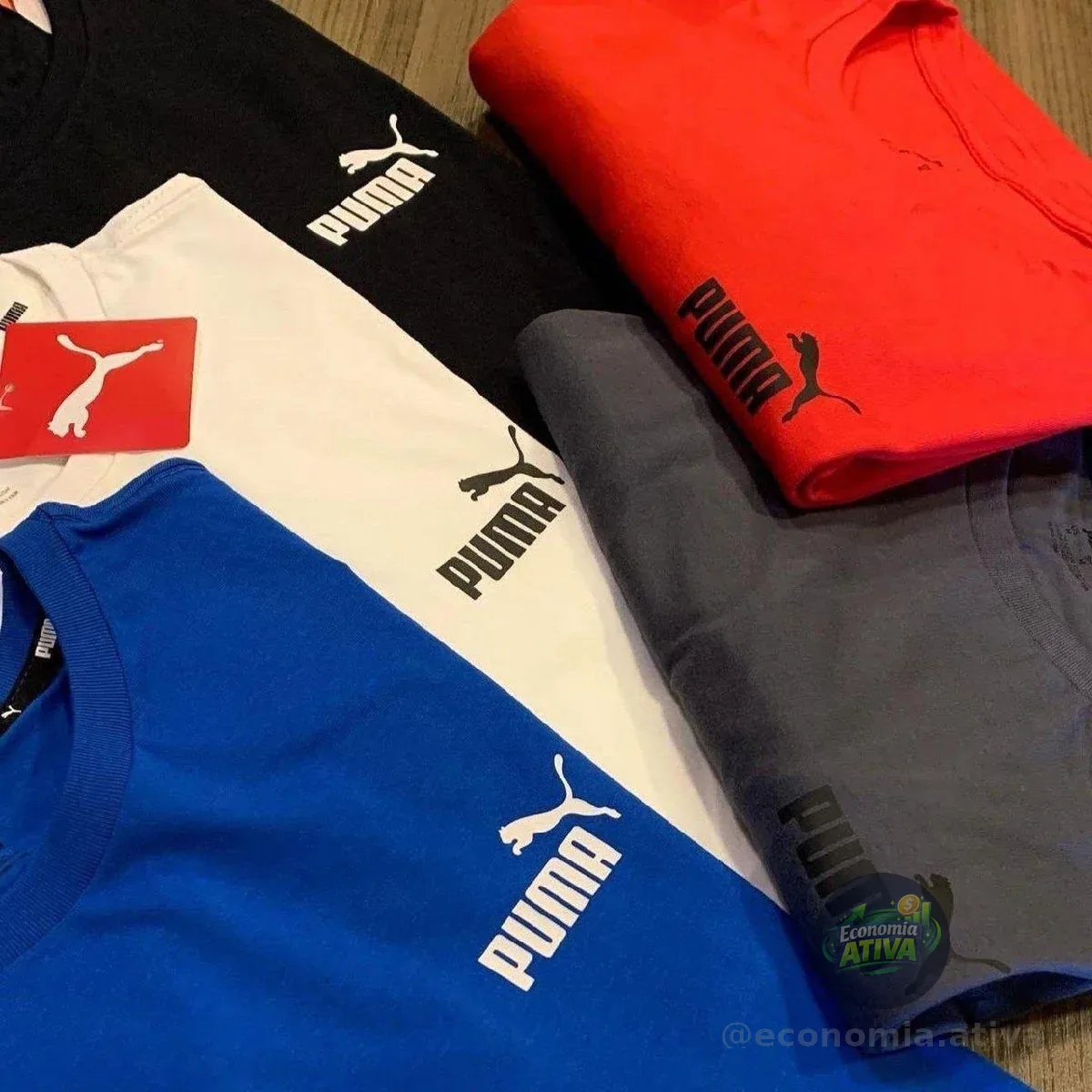 Camiseta Small Logo Puma (5 cores)