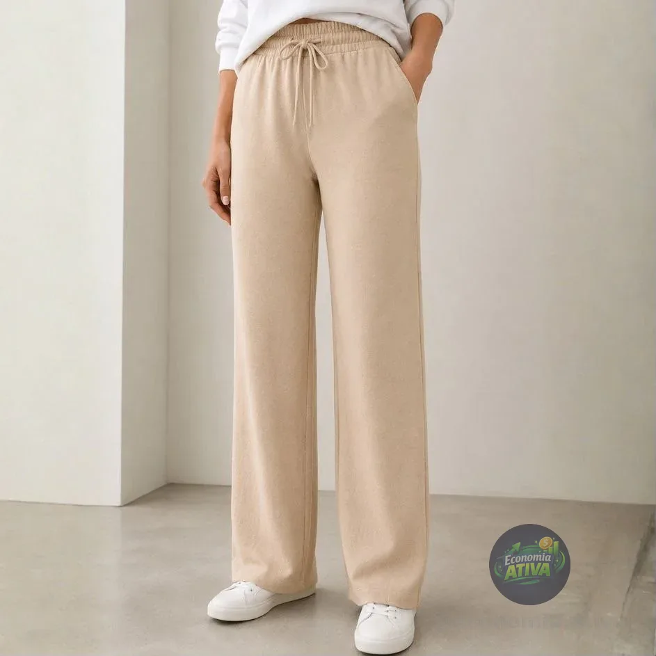 Calça Alfaiataria Wide Leg Pantalona
