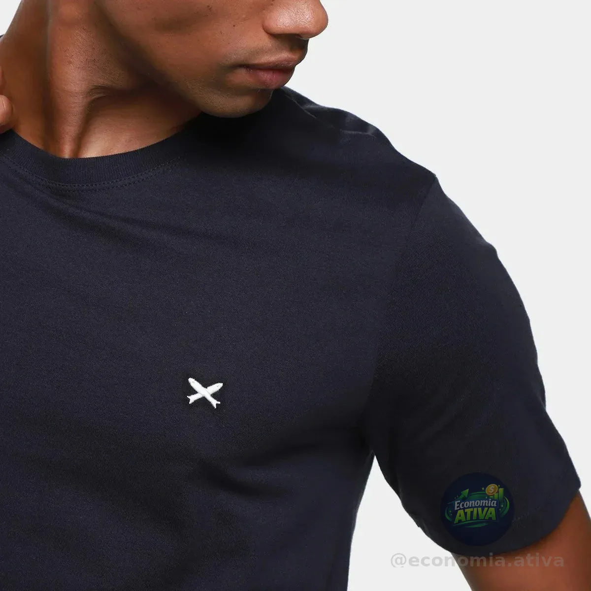 Camiseta Hering World c/ Bordado