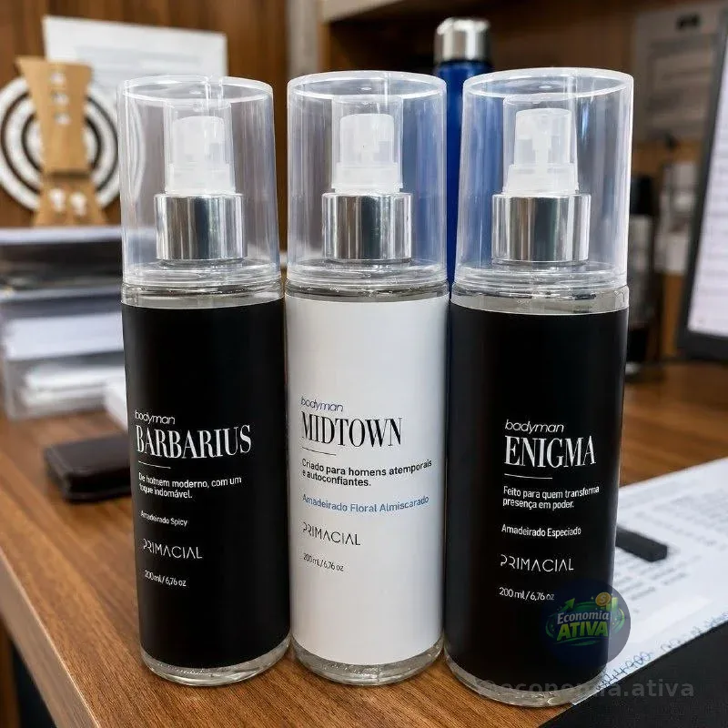 Kit Body Splash Barbarius + Enigma + Midtown 200ml