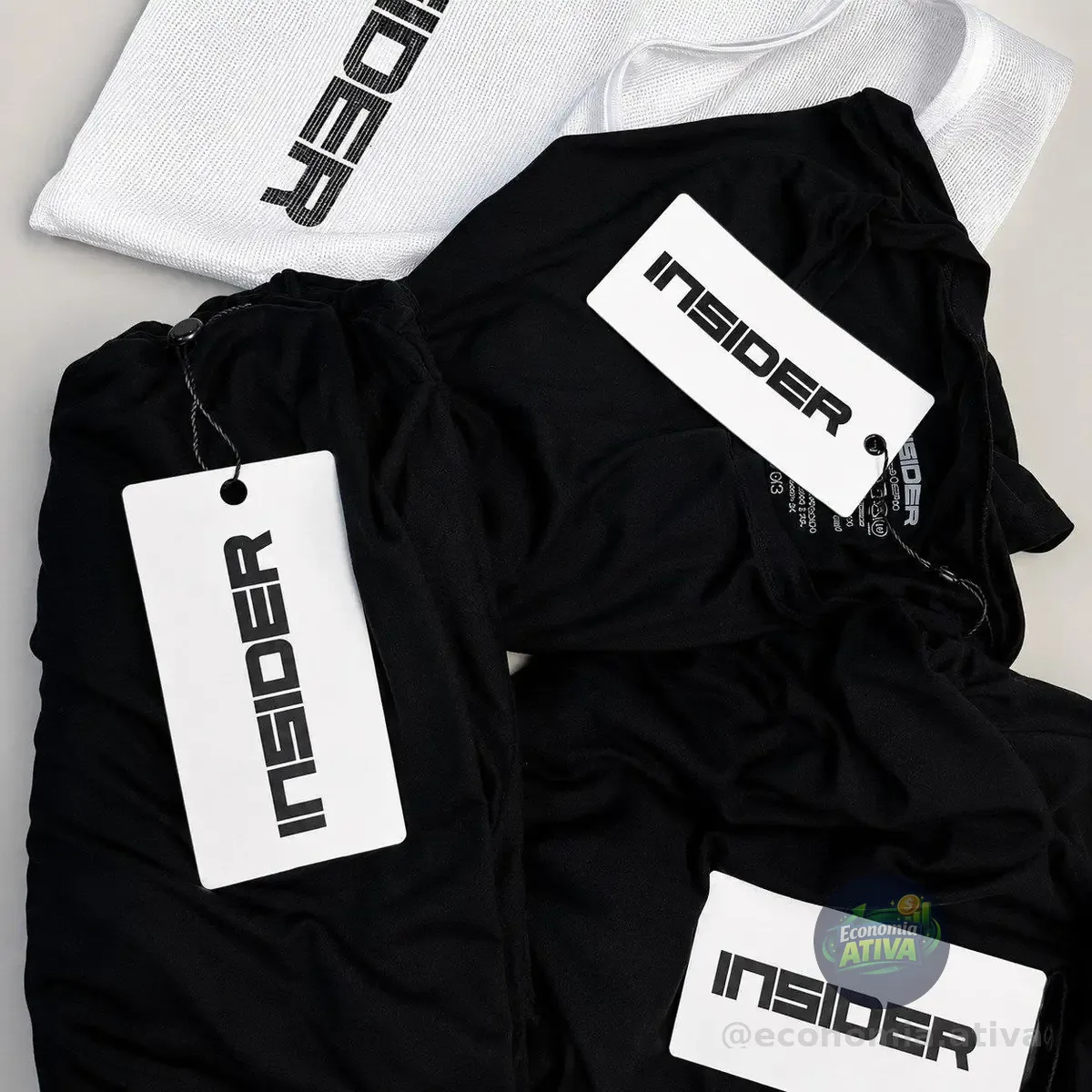 Kit 3 Camisetas  Light T-shirt Insider Preto Gg