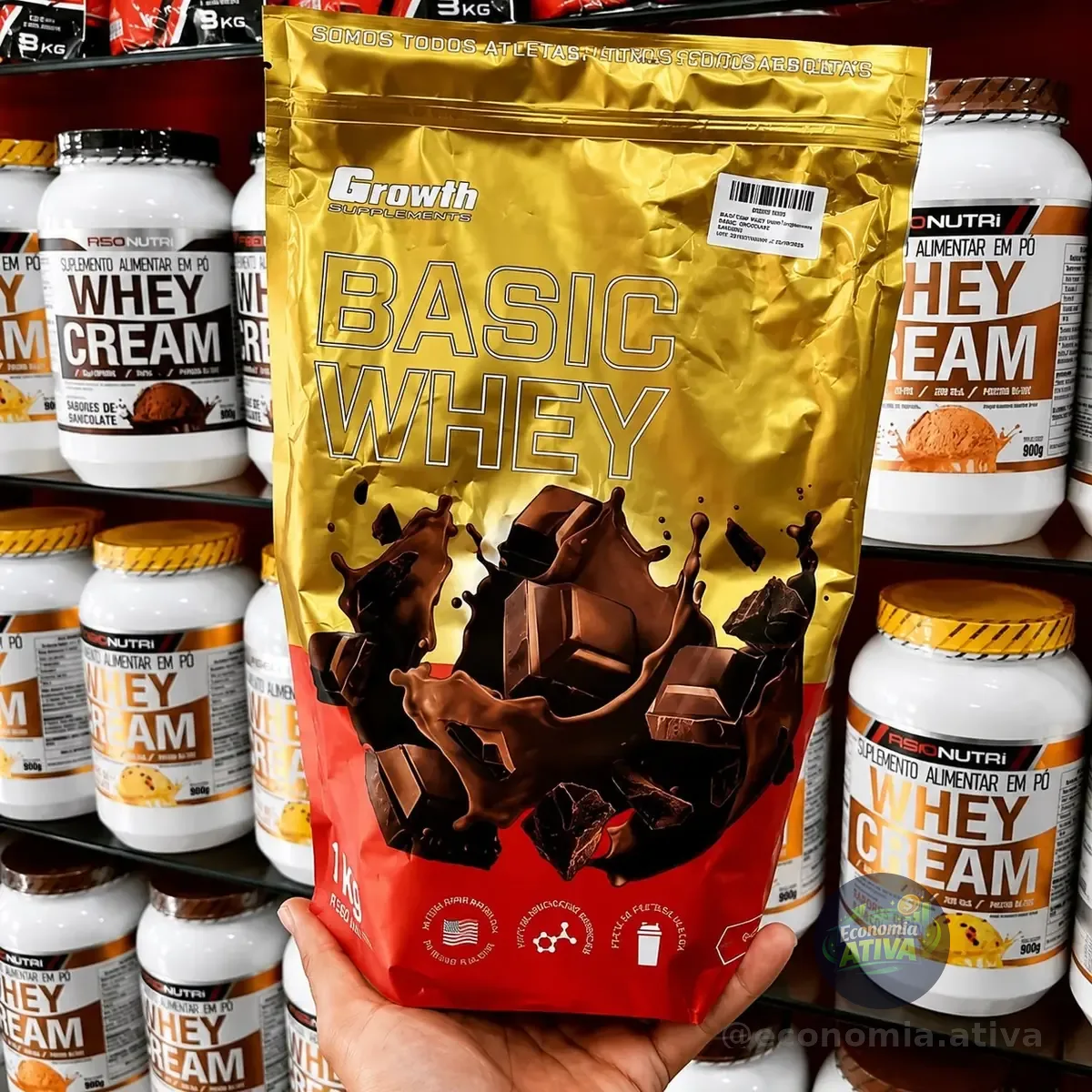 Basic Whey 1kg Growth Supplements