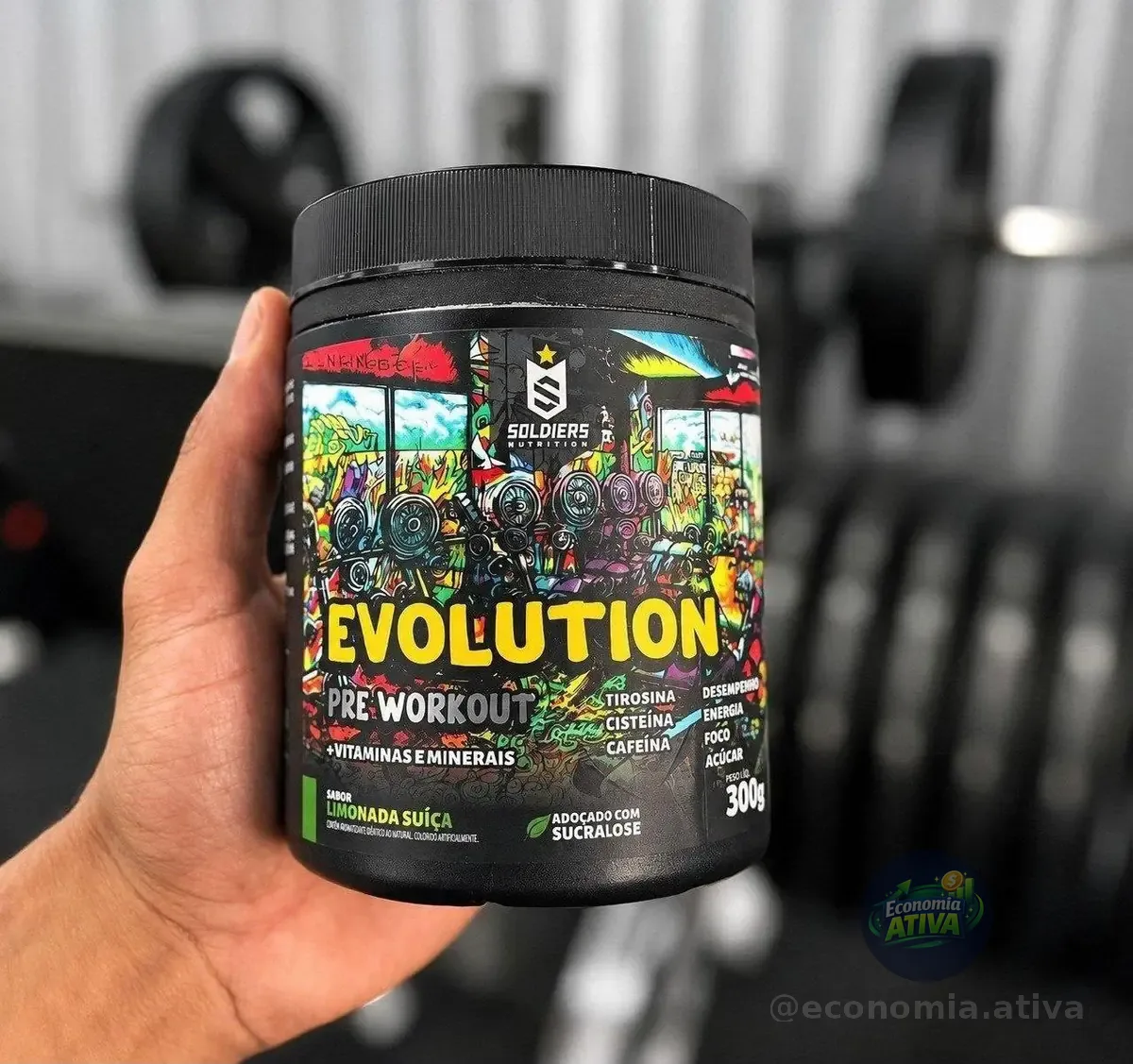 Pré-treino Evolution Workout 300g (3 sabores)
