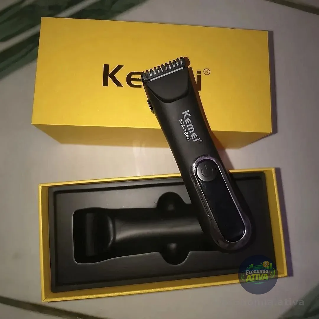 Barbeador Eletrico Depilador Intimo Kemei