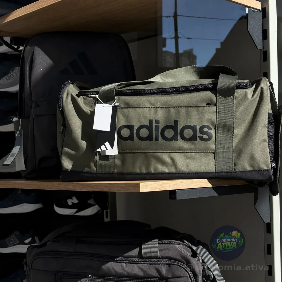 Mala Duffel Pequena Linear Adidas