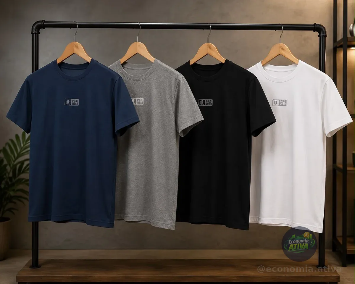 Camiseta Masculina Polo Wear