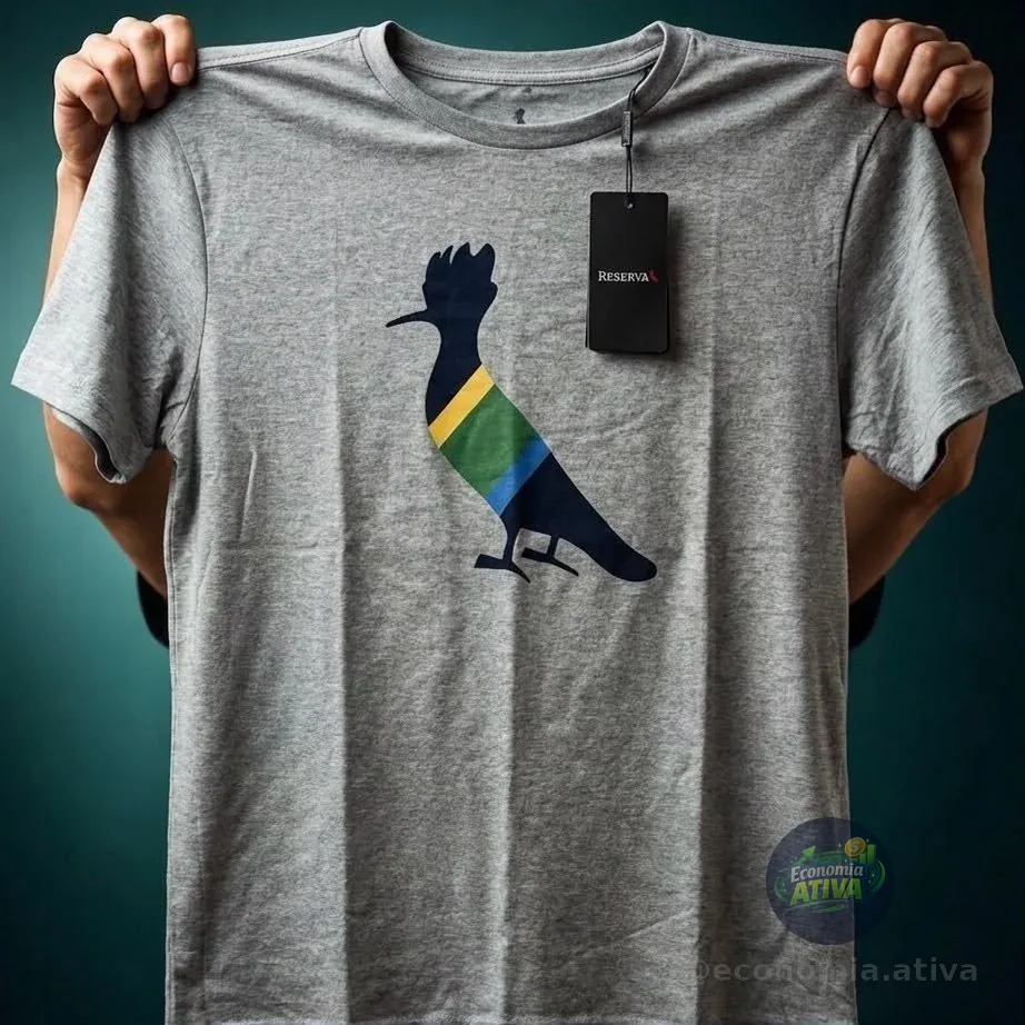 Camiseta Reserva Algodão Pica-pau