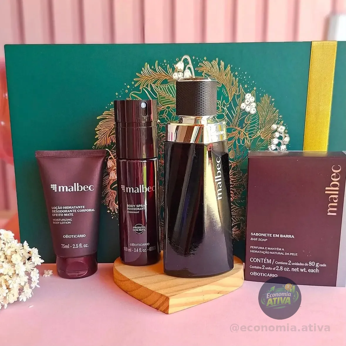 Kit Malbec (4 itens) O Boticário