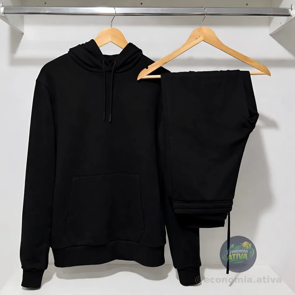 Conjunto Calça E Blusa Moletom (5 cores)
