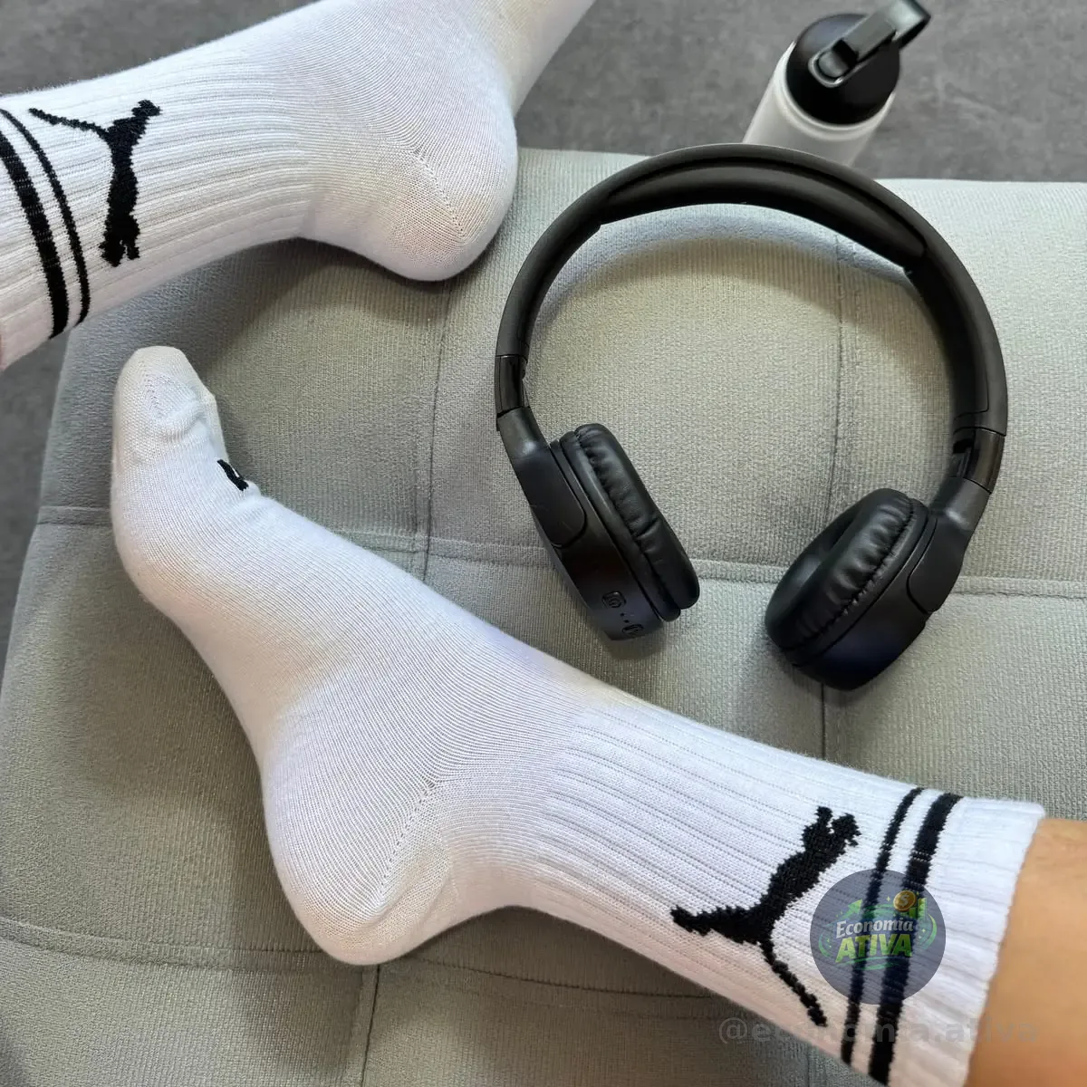 Kit 3 Pares Meias Puma Cano Alto Longo