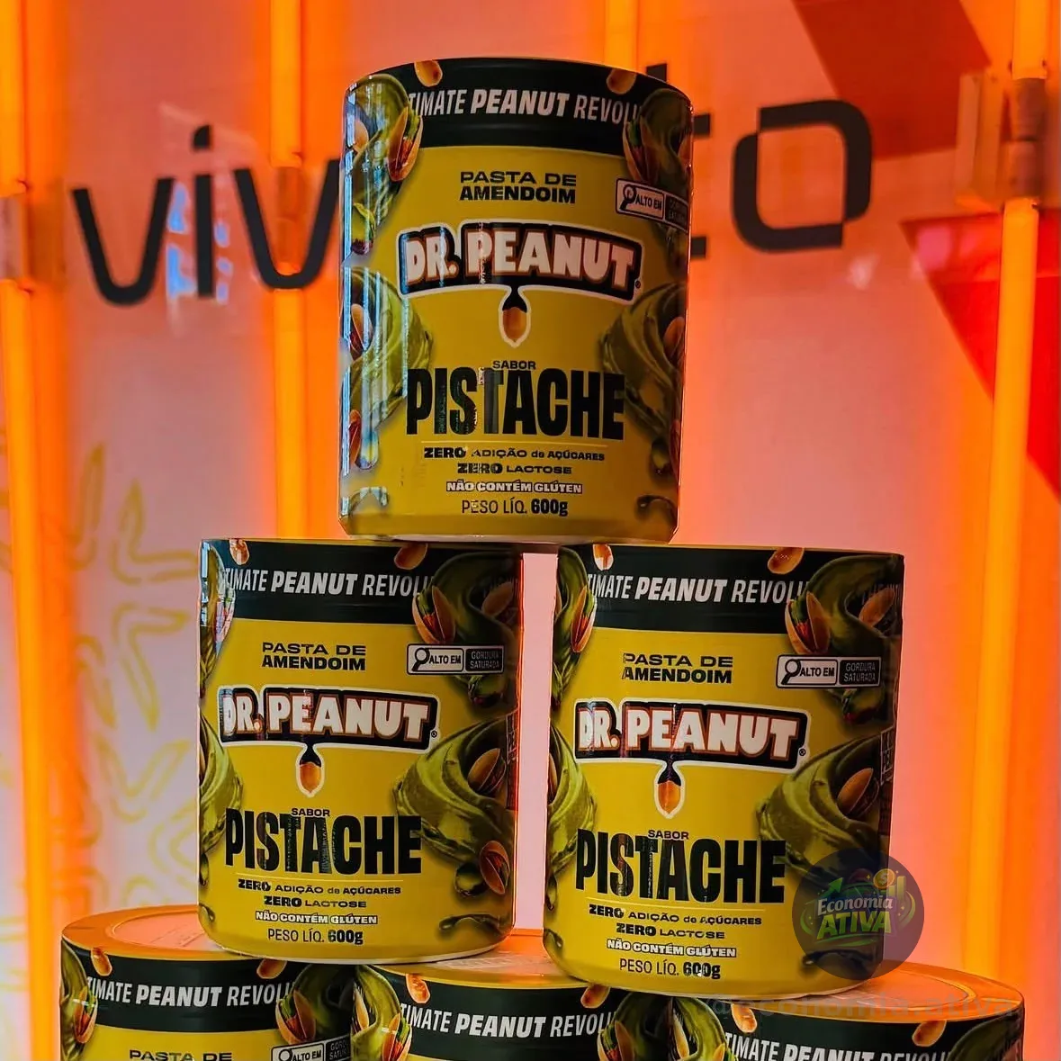 Dr. Peanut Pasta de Amendoim Pistache 600g