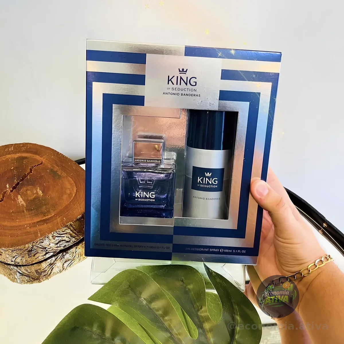 Kit Banderas King Of Seduction EDT • Perfume 200ml • ⁠Body Spray 150ml