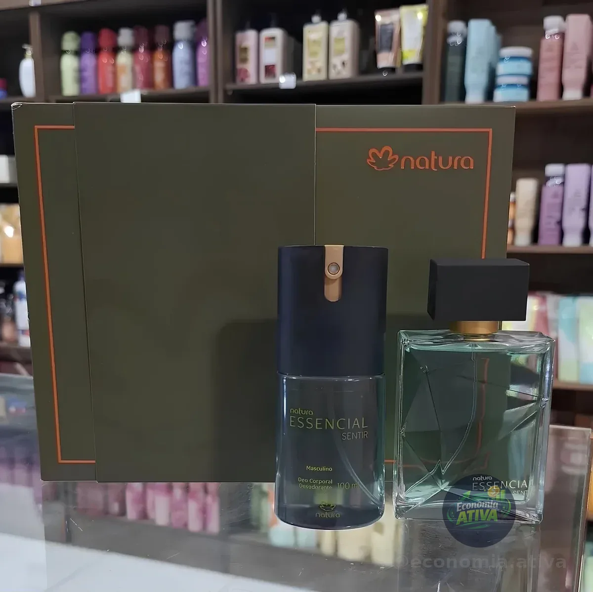 Kit Essencial Sentir Natura • Perfume 100ml • ⁠Body Spray 100ml