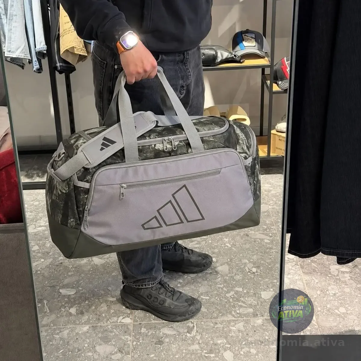 Bolsa De Treino Defender Duffle Estampada adidas